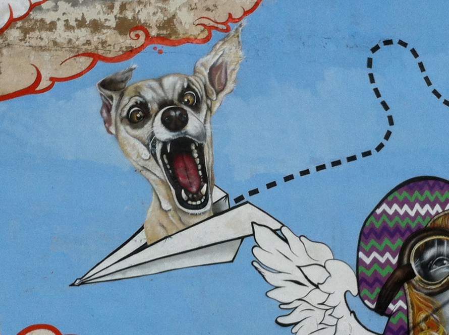 Mural Aerorap 2014 en La Bañeza.